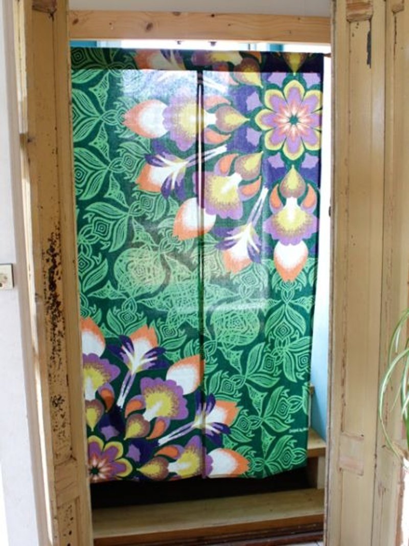 [Pre-order] ✱ ✱ gorgeous flower Datura curtain (three-color) - Items for Display - Cotton & Hemp Multicolor