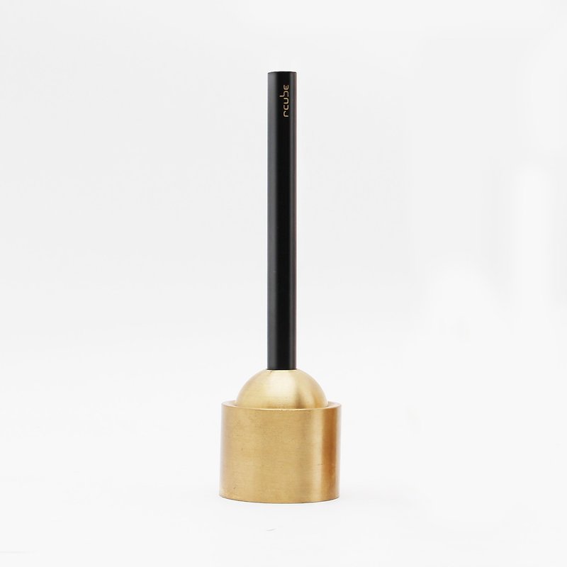INVISI Desk / Travel Pen Ballpoint and Rollorball - Rollerball Pens - Copper & Brass Black