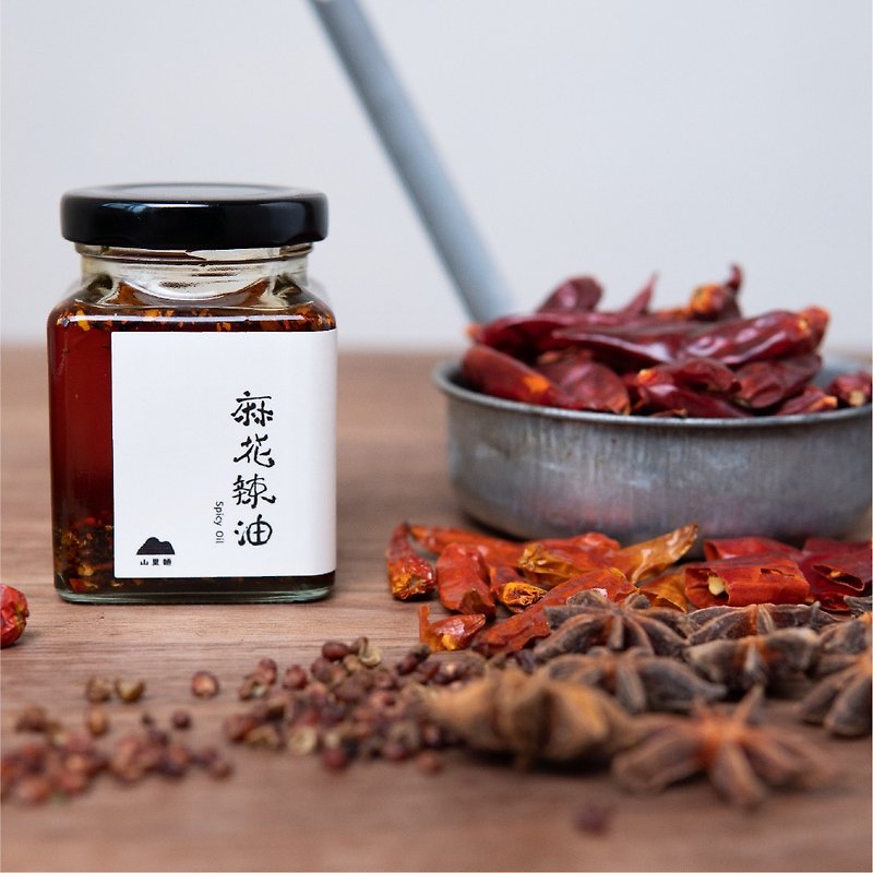 Shanzai | Spicy Spicy Oil (Vegan) - เครื่องปรุงรส - อาหารสด สีแดง