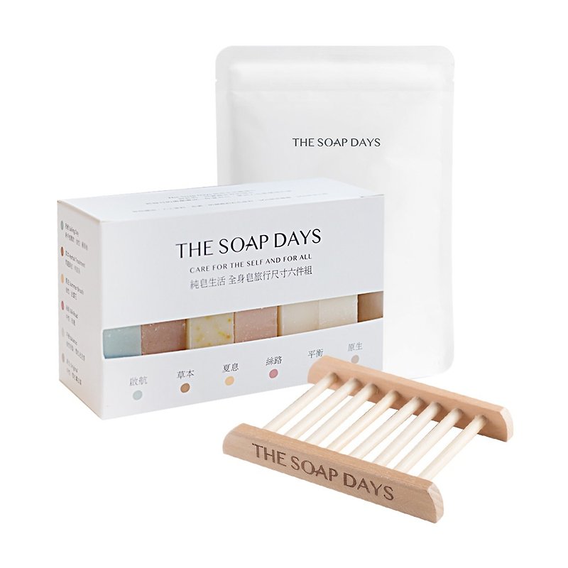 【The Soap Days 純皂生活】洗髮皂過渡期推薦沐浴禮盒組 - 肥皂/手工皂 - 其他材質 