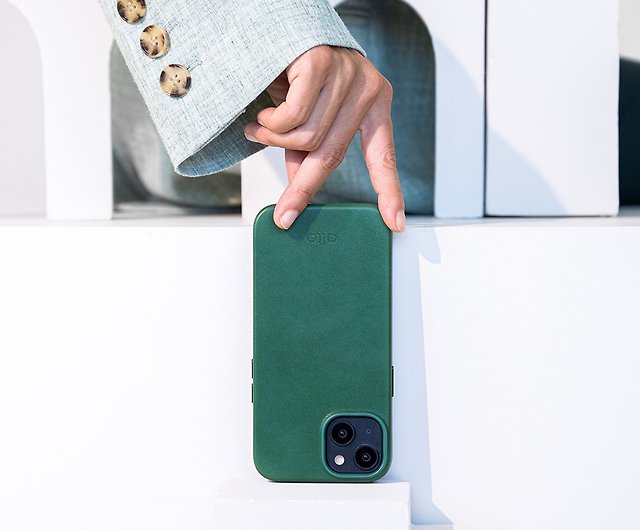 Leather Case –Forest Green (iPhone 14 Pro/Max/Pro Max) - Shop alto 