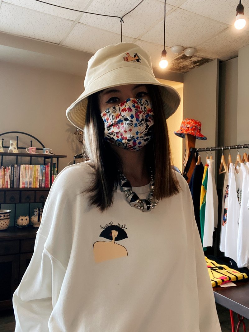 love yourself 女裝秋冬長袖套休閒瑜伽服 - 女 T 恤 - 棉．麻 白色