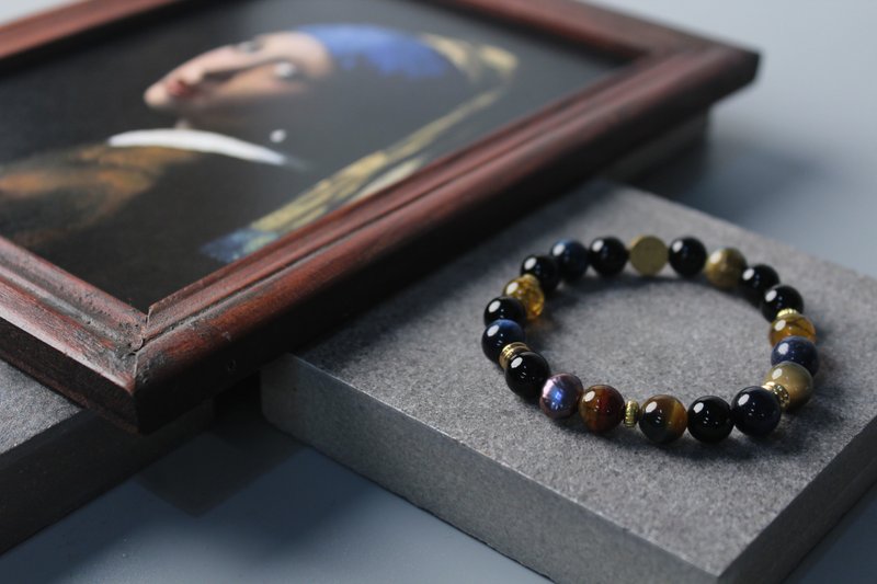 Bracelet Bracelet / Famous Painting Series / Girl with a Pearl Earring / Customized Service - Bracelets - Semi-Precious Stones 