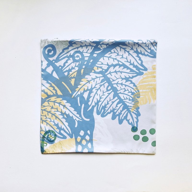 Fern Pattern Micro-fiber Pillowcase -Cyathea lepifera - Pillows & Cushions - Other Man-Made Fibers Blue