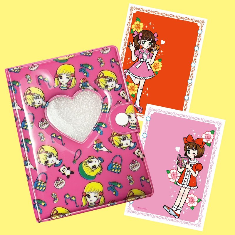 シール帳バインダー&リフィルセット ピンク - 筆記本/手帳 - 其他材質 粉紅色