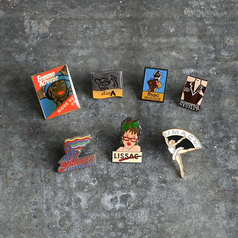 Vintage Pins 復古別針 / 古董別針、限量徽章胸針、古董徽章 - 徽章/別針 - 其他金屬 多色