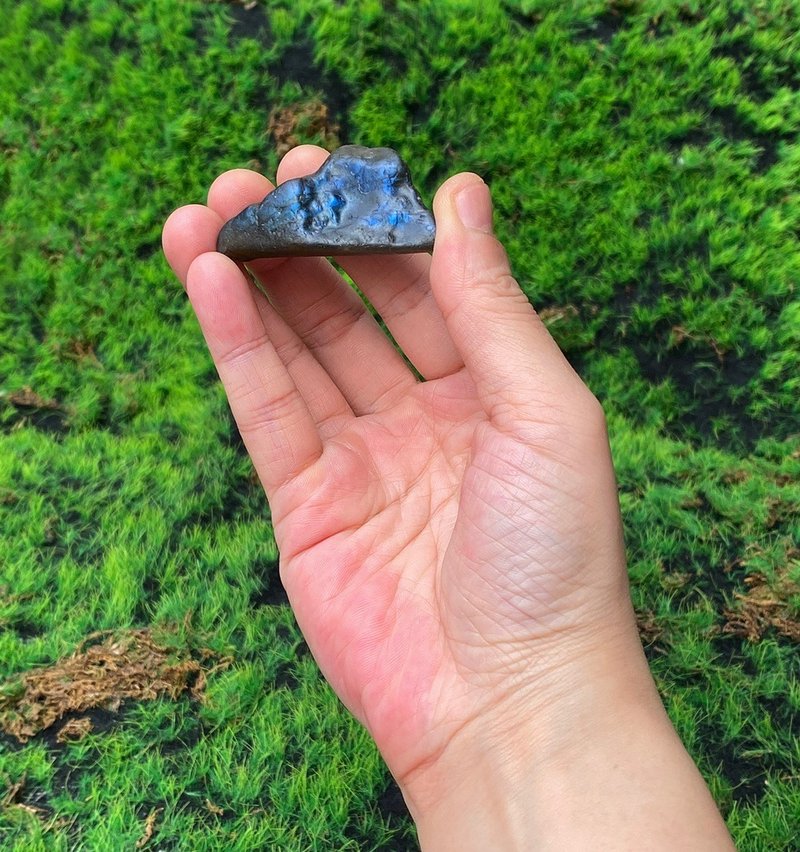 Energy Decoration-Natural Blue Light Labradorite Healing, Prosperous Marriage and Wealth Crystal Fast Shipping - Items for Display - Crystal Multicolor