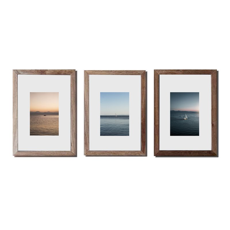 the-sea-3-piece-teak-picture-frame-set-gooobstudio-pinkoi