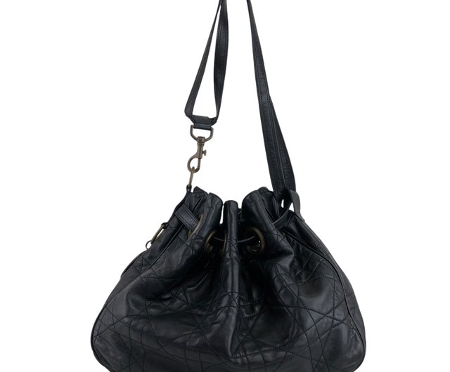 バッグ Christian Dior Street chic hobo cloth handbag Dior Black in Cloth - 45894571