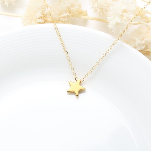 Angel & Me 珠寶銀飾 小王子 星星 s925 純銀 厚鍍24k純金 項鍊 情人節 聖誕節 禮物