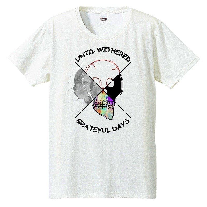 Tシャツ / 4 Piece Skull - Tシャツ メンズ - コットン・麻 ホワイト