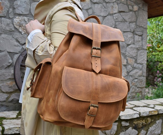 Men's Leather Backpacks Collection