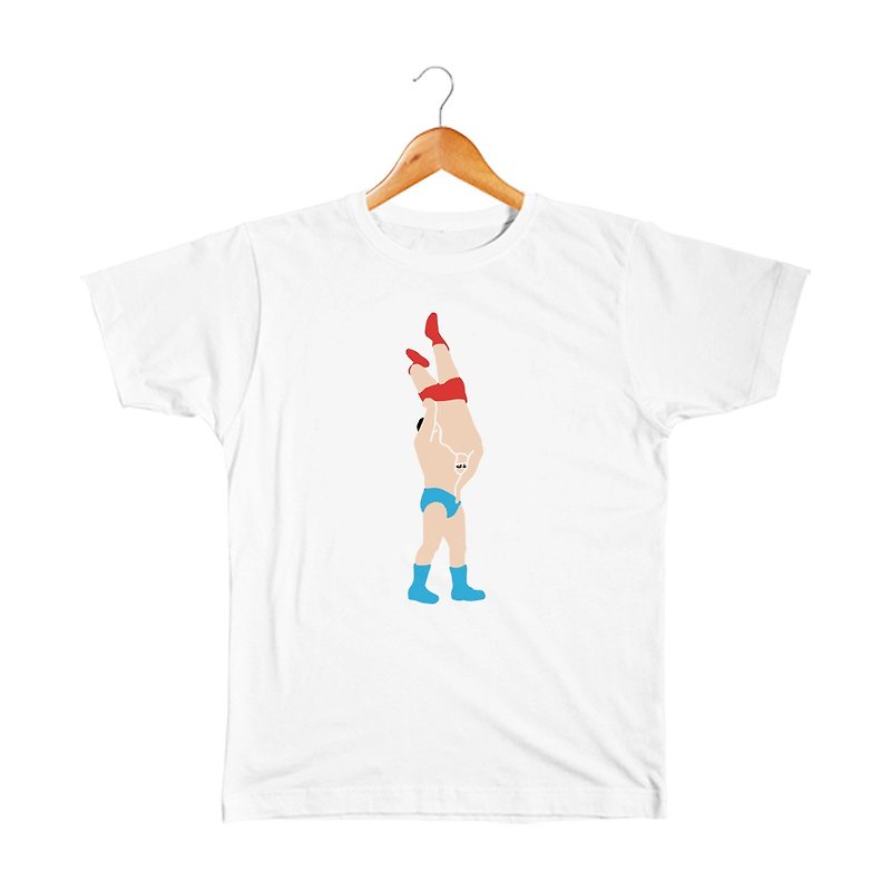 Brainbuster Kid's T-shirt - เสื้อยืด - ผ้าฝ้าย/ผ้าลินิน ขาว