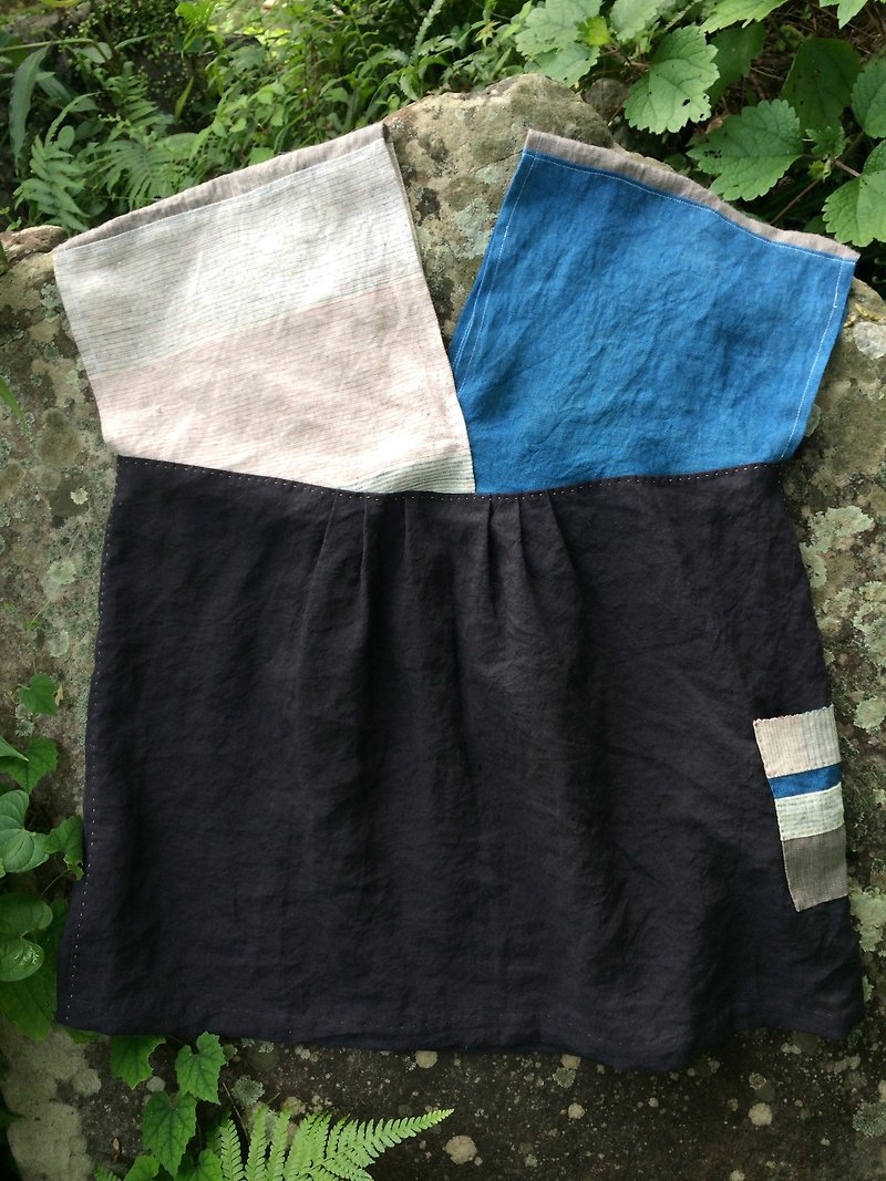Color linen tunic - เสื้อผู้หญิง - ผ้าฝ้าย/ผ้าลินิน 