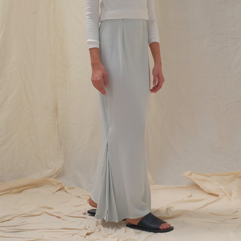 AME SKIRT // WOMEN (DUSTY GREEN) - Skirts - Other Materials Green