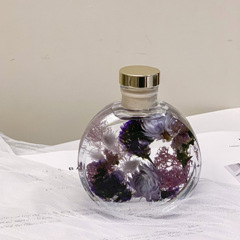 紫墨隱巒-浮游花香水瓶 - 擺飾/家飾品 - 玻璃 紫色
