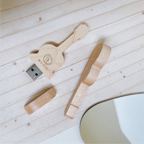蒔設計 【蒔設計-客製化】64G 吉他文青隨身碟 USB