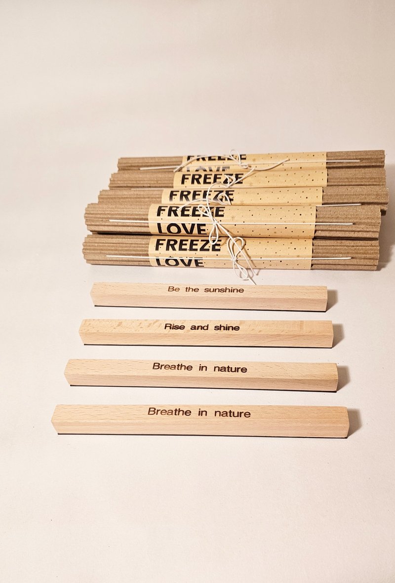 Freeze Love 櫸木冰箱磁鐵 - 其他 - 木頭 卡其色