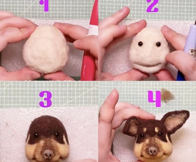 オーダーメイドペット】羊毛フェルト、うちの【オーダーメイド
