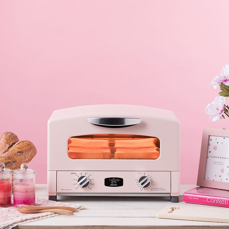 日本Sengoku Aladdin千石阿拉丁專利0.2秒瞬熱4枚燒復古多用烤箱 - 廚房電器 - 其他金屬 多色