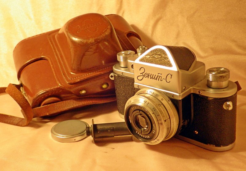 ZENIT-S ZENIT-C 相機搭配 INDUSTAR-50 50mm M39 鏡頭 Tessar - 相機/拍立得/底片相機 - 其他材質 