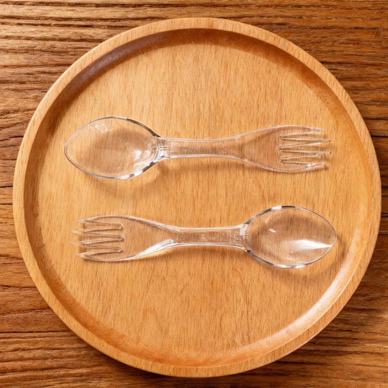 【哩皿生活】Tritan 湯匙叉6入組  環保餐具 湯匙 湯杓 叉子 - 刀叉/湯匙/餐具組 - 塑膠 