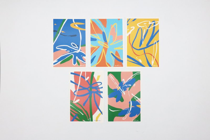 【SOUND BLOOMS】明信片 - 卡片/明信片 - 紙 多色