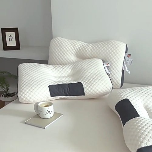 小日常寢居 3D立體針織定型分區助眠枕(42×68x12/15cm)1.0kg重