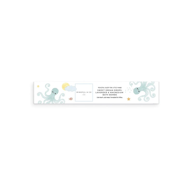 靜心助眠天然泡澡球 薰衣草與鎂放鬆配方 Mindful & Co Kids - 香氛/精油/擴香 - 精油 多色