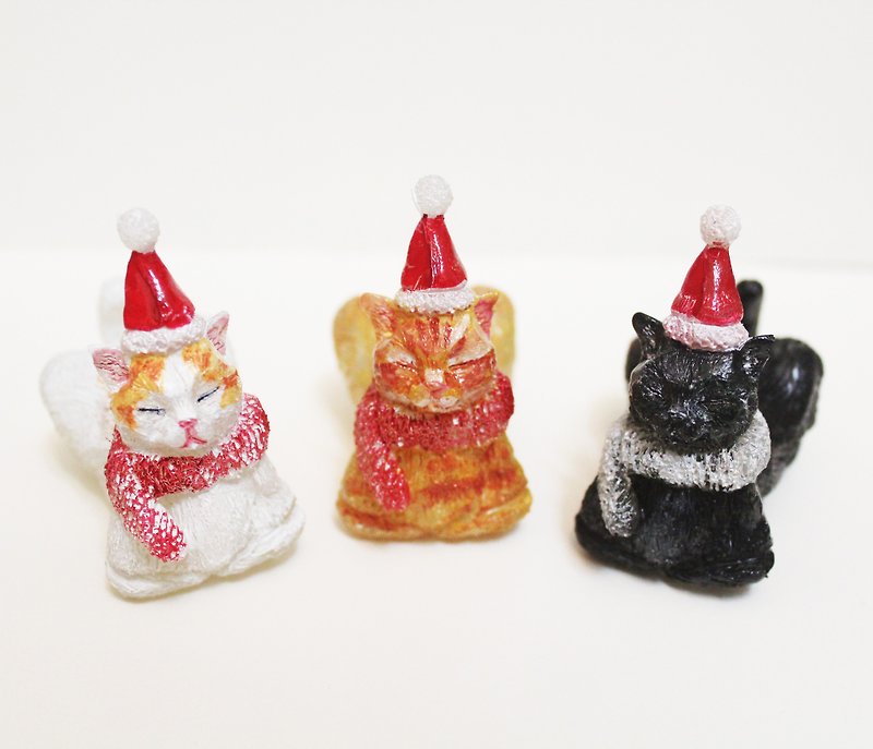 [Moses's warehouse] Christmas time - customized - Pet Doll - cat - Christmas gifts - Items for Display - Plastic 