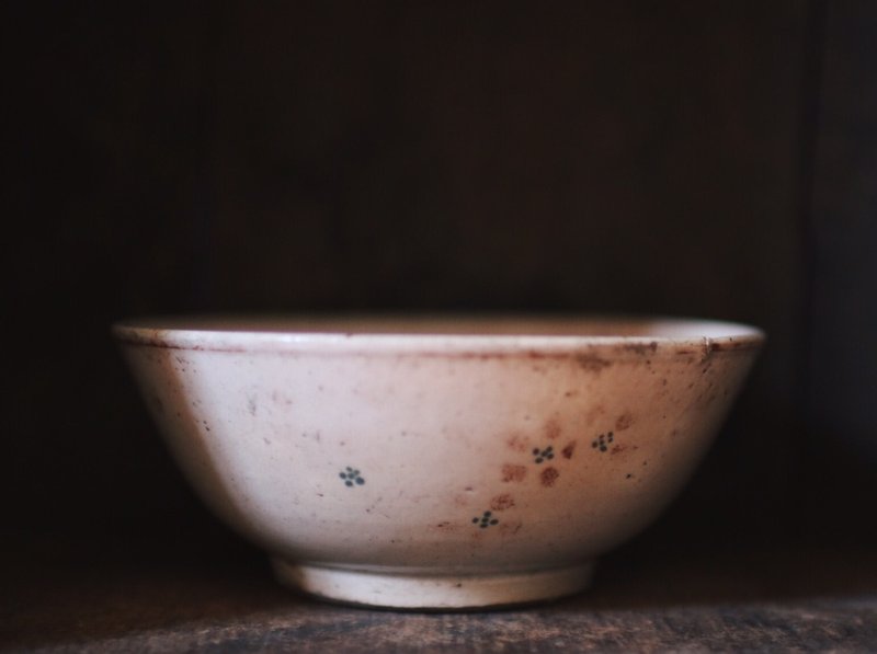 早期疊燒素白瓷碗 - 碗 - 陶 白色
