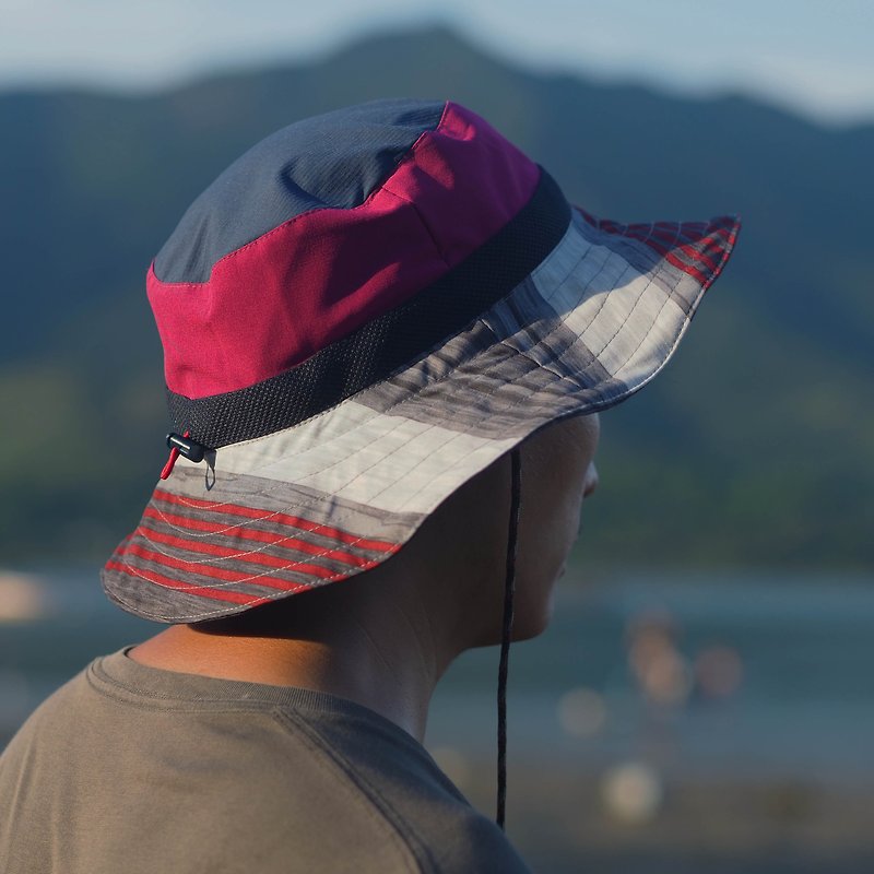 Thin Scrap Bucket Hat | Handmade in Hong Kong - หมวก - วัสดุอื่นๆ 