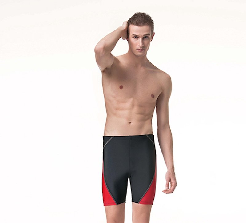 MIT five-point swimming trunks - ชุดว่ายน้ำผู้ชาย - ไนลอน หลากหลายสี