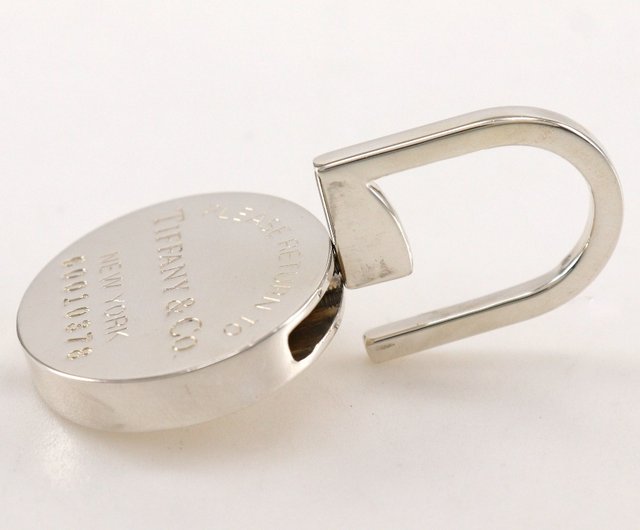 Tiffany&Co ティファニー　カデナ　キーホルダー　925 TIFFANY&Co.】ティファニー ロックチャーム カデナ イニシャルK