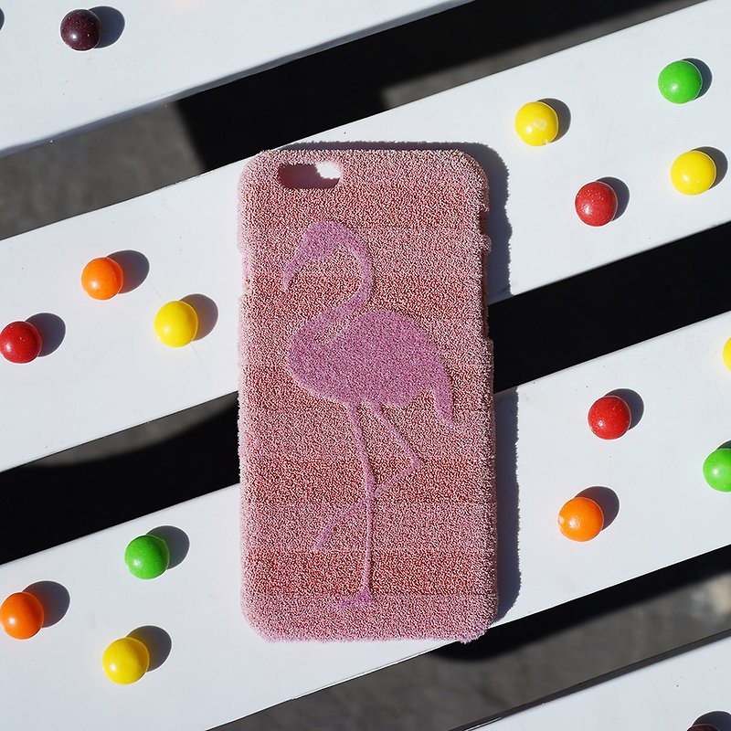 ShibaCAL by Shibaful Flamingo for iPhone case スマホケース - スマホケース - その他の素材 ピンク