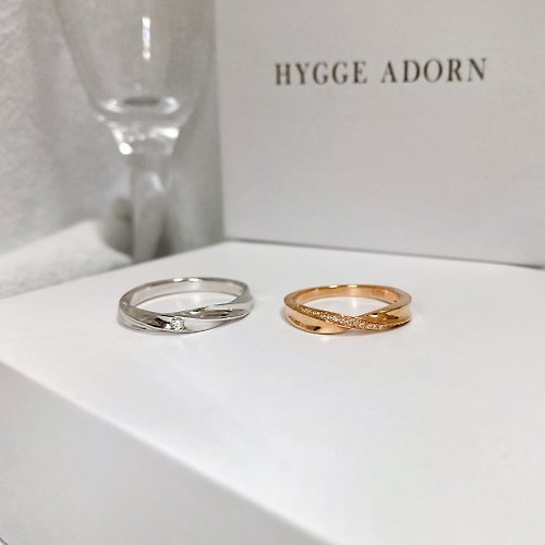 Hygge Adorn 和你打個結_對戒 | 14K、9K、925純銀