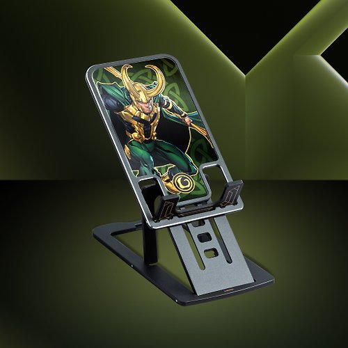 InfoThink 【iPhone14 Pro】復仇者聯盟系列超薄合金手機支架-洛基