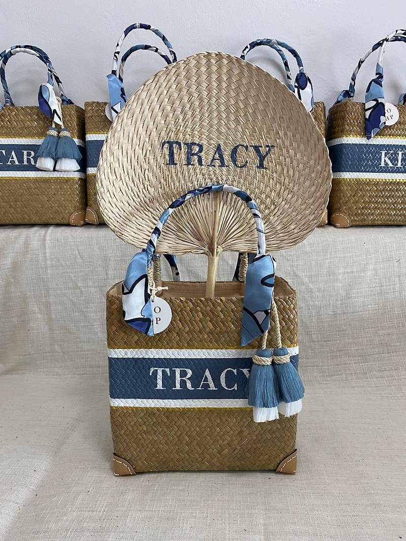 ของขวัญ สั่งทำพิเศษ Tote bag Personalized Wedding Anniversary Unique - กระเป๋าถือ - วัสดุอื่นๆ 