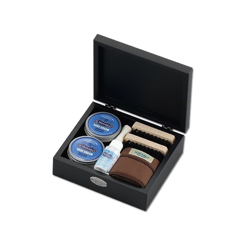 Gentleman's leather shoes care set made in Japan M.MOWBRAY - Other - Other Materials Blue