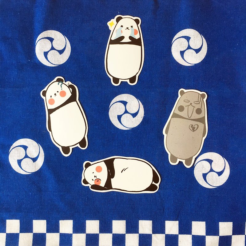 Panda mood big stickers second bomb - สติกเกอร์ - กระดาษ ขาว