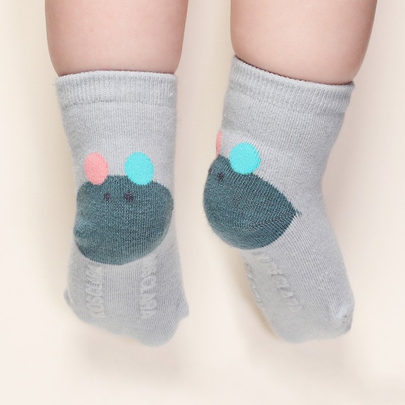 Happy Prince韓國製 Cuti Hill嬰兒童短襪 - 嬰兒襪子 - 棉．麻 白色