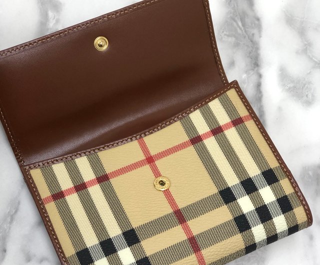 日本直送 名牌中古包 】Burberry バーバリー ノバチェック 二