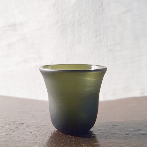 3,co 當代瓷器 【3,co】手工彩色玻璃杯(小) - 綠