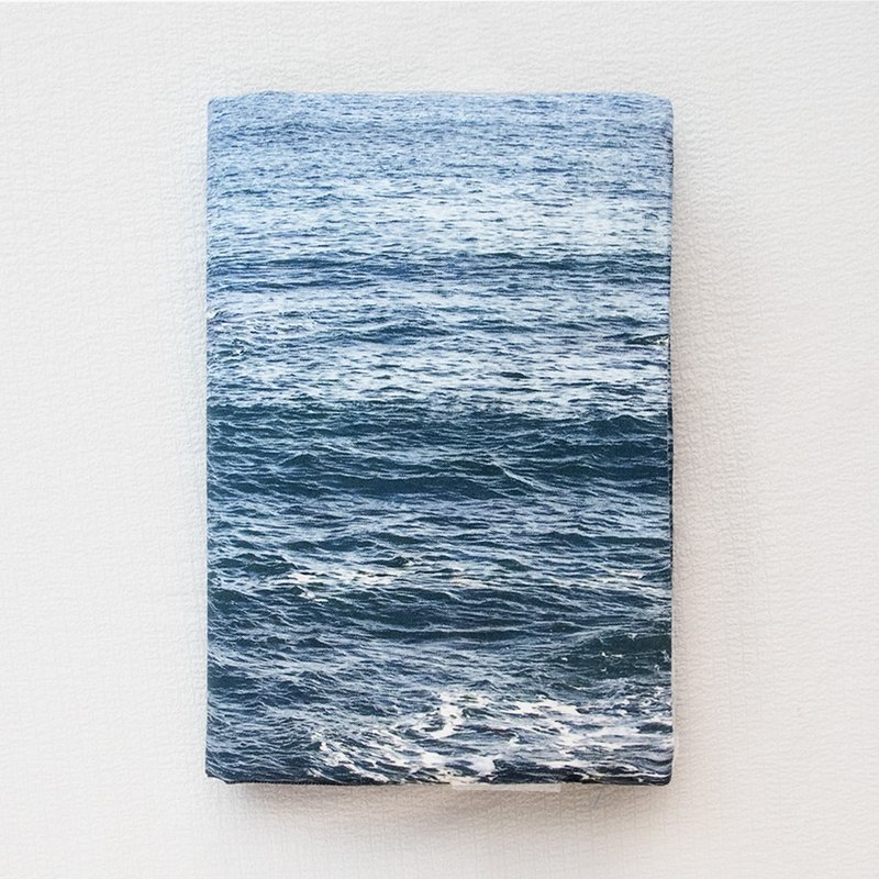 海之方布藝書衣 - 書衣/書套 - 棉．麻 藍色