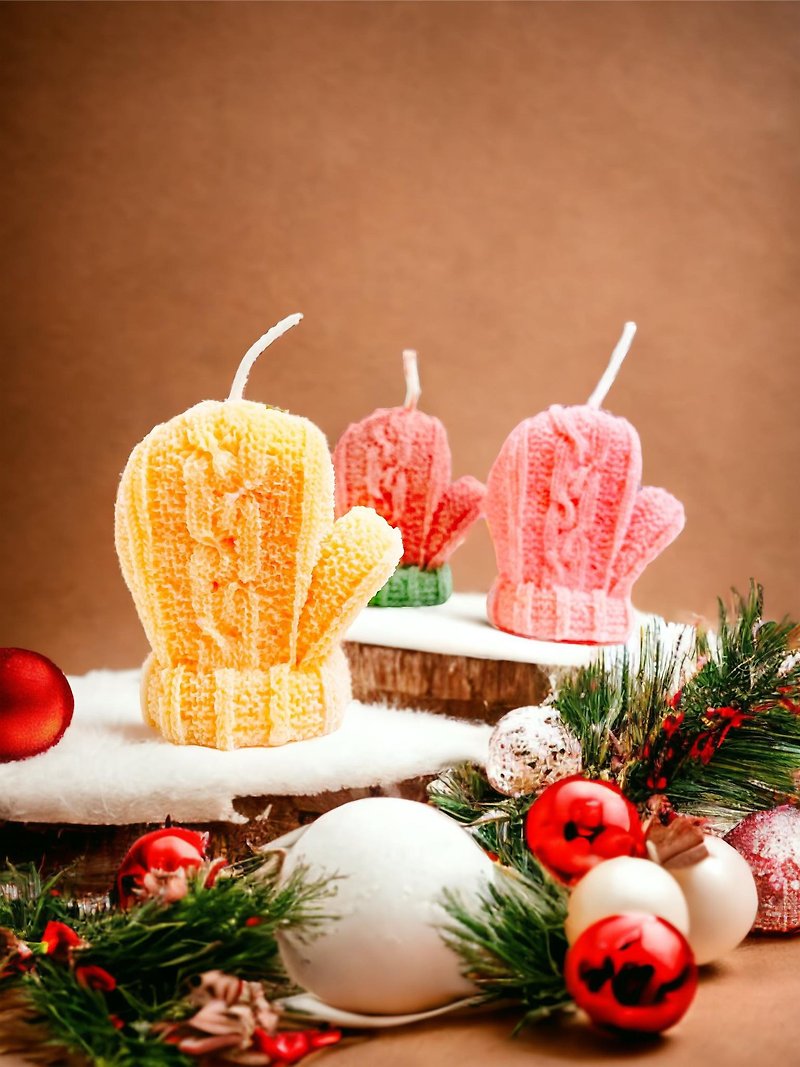 [Christmas Gift] 3-piece Christmas shaped candles (free combination) - Candles & Candle Holders - Wax 