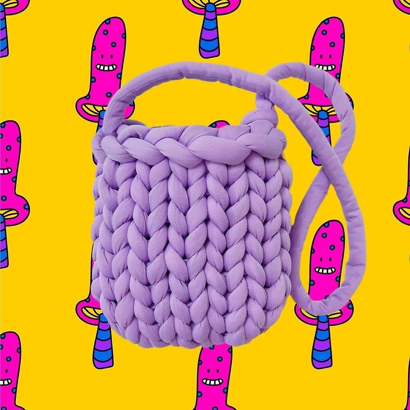 Chubby Crossbody Bag - Messenger Bags & Sling Bags - Cotton & Hemp Multicolor