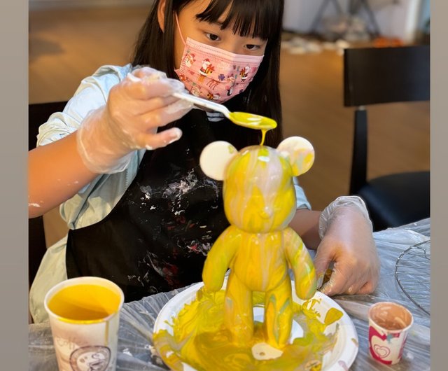 Workshop(s)】Fluid Bear - Bear Painted - Shop chengyi444 Illustration,  Painting & Calligraphy - Pinkoi