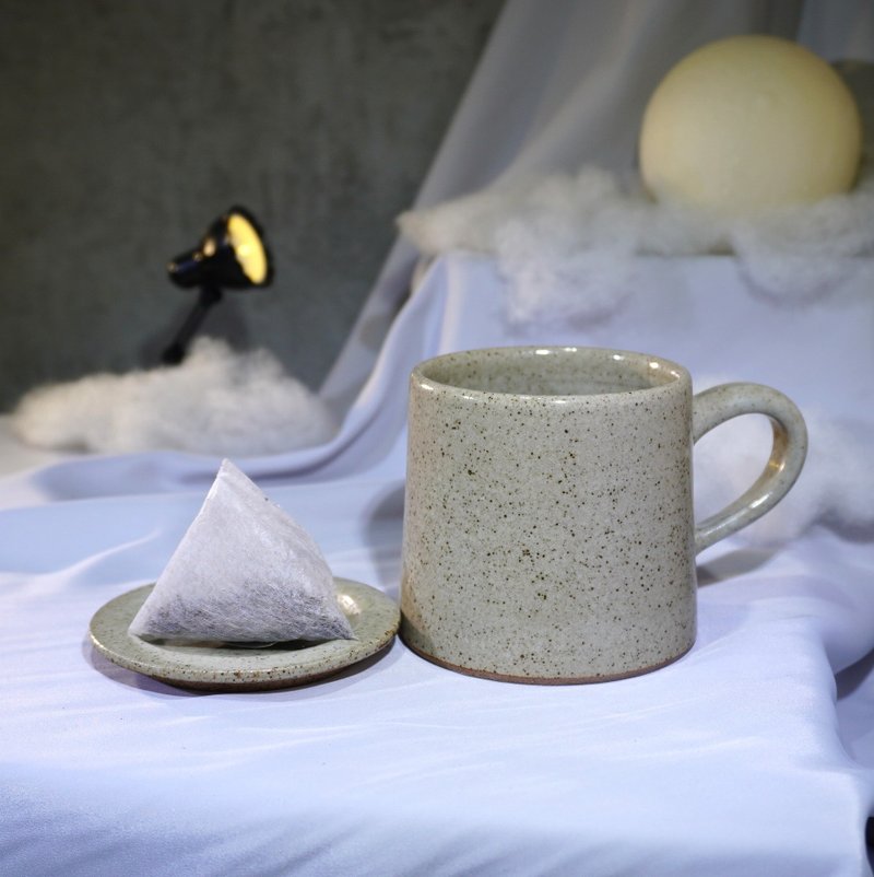 青斑RF山形杯-約330ml,茶杯,馬克杯,水杯,咖啡杯 - 咖啡杯/馬克杯 - 陶 黃色