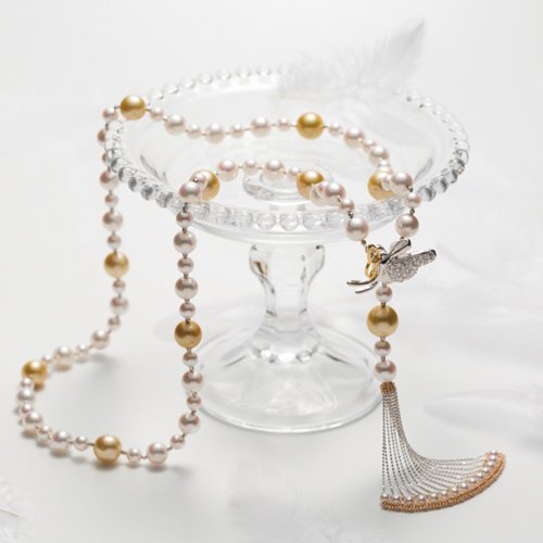 亞墨金珠寶 Yamojin Jewelry｜黃金 鑽石 純銀 珍珠 寶石 【亞墨金珠寶】K18白金珍珠項鍊 掛鍊 長鍊 短鍊 裸鍊 吊墜 鎖骨