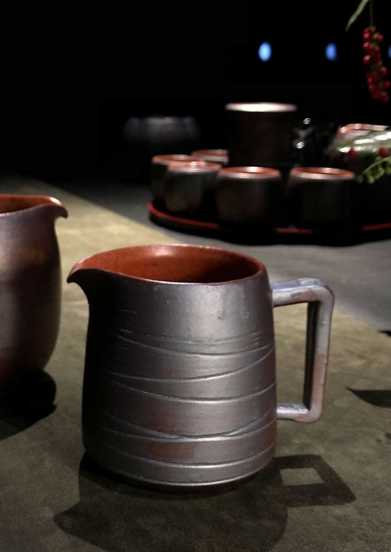 【長紅咖壺】咖啡壺 - 咖啡壺/咖啡周邊 - 陶 